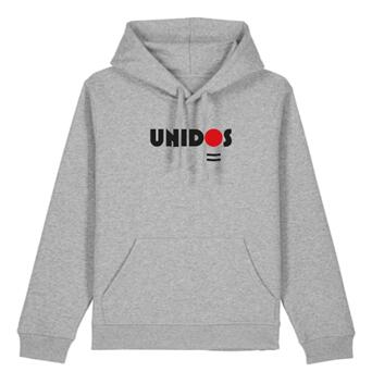 Hoodie Padel Unisexe - Bounce print, gris/noir/rouge