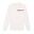 Sweater Padel Unisexe - Off The Court print, blanc/rouge/noir