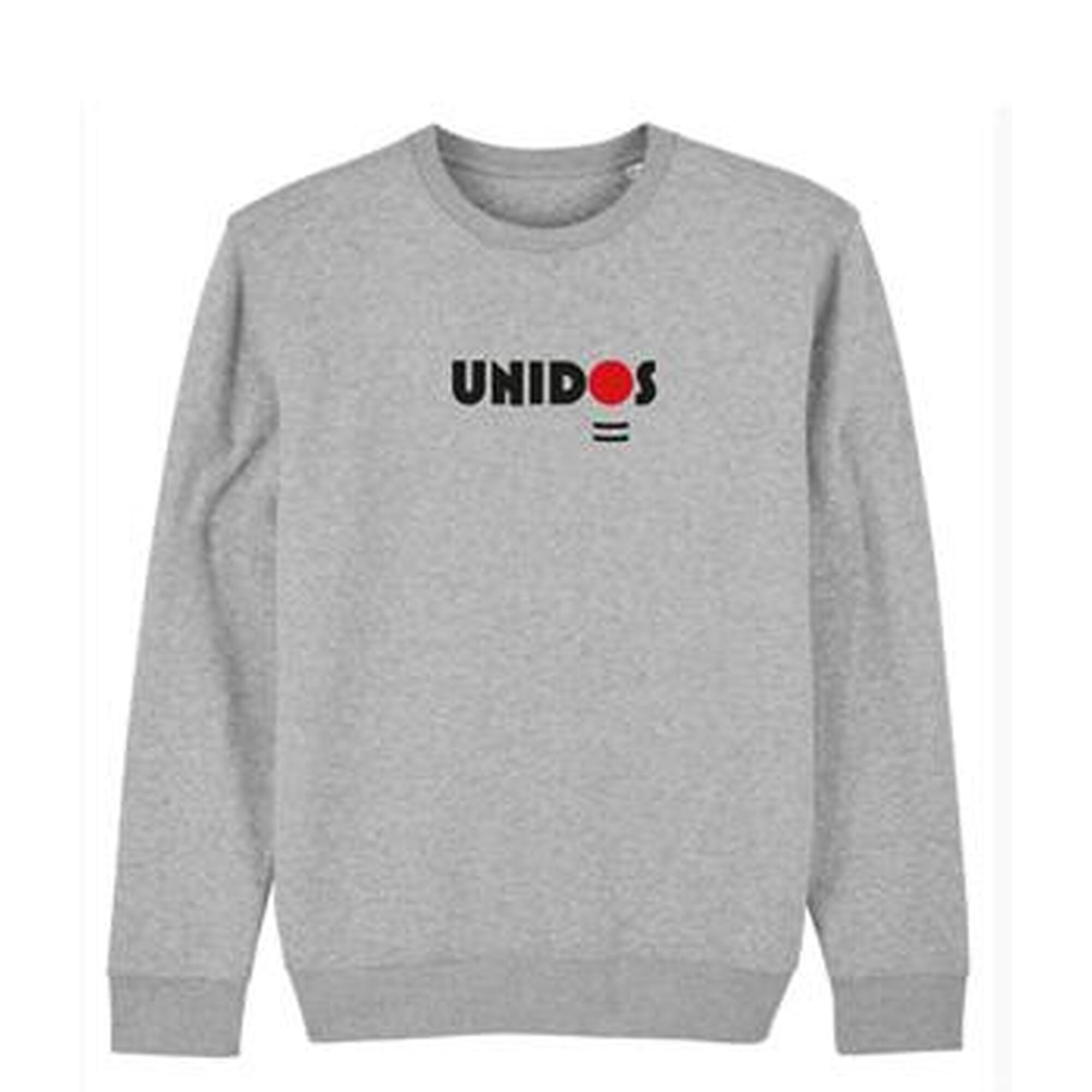 Sweater Padel Uniseks - Bounce print, grijs/wit/rood