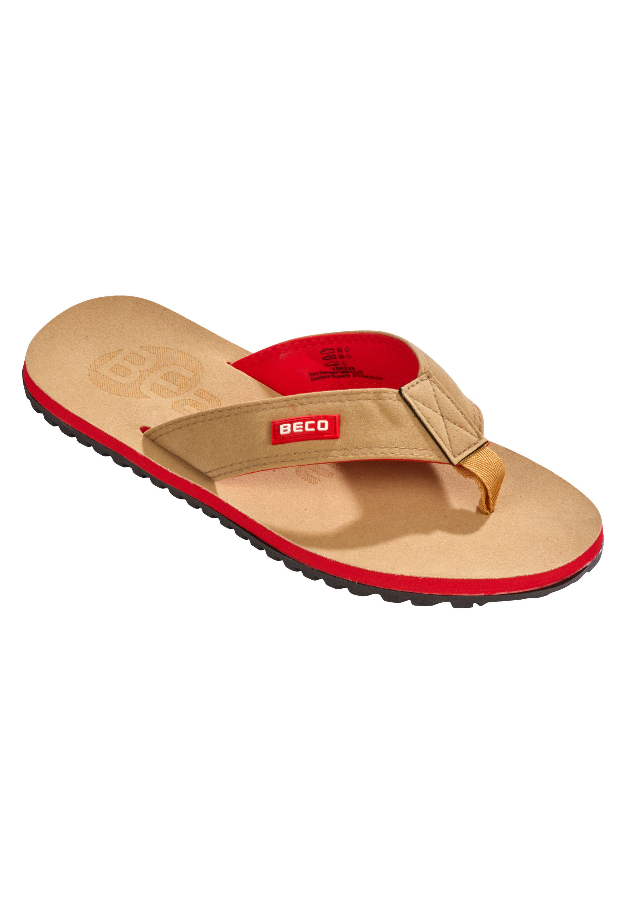 Beco Men's Flip-flops | Red/black 4/5