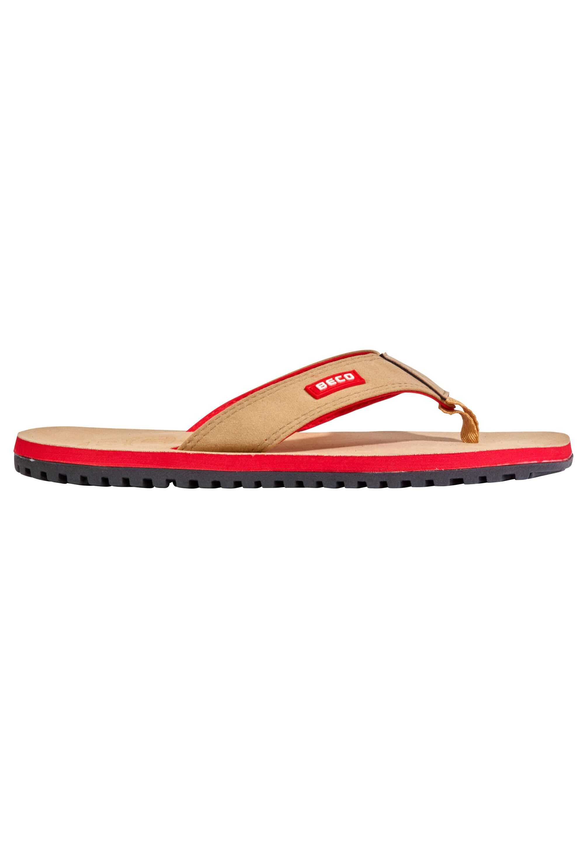 Beco Men's Flip-flops | Red/black 3/5