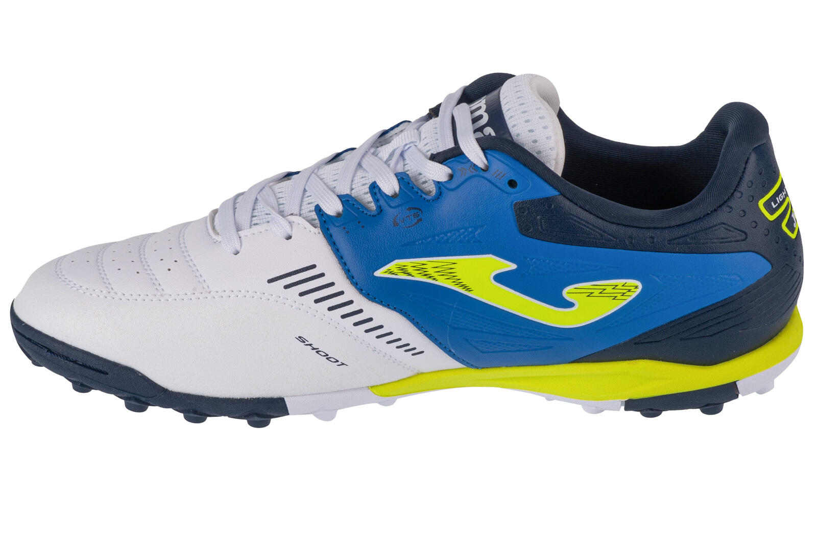Scarpe da calcio Adulto Joma Cancha 2402 Turf bianco 2/4