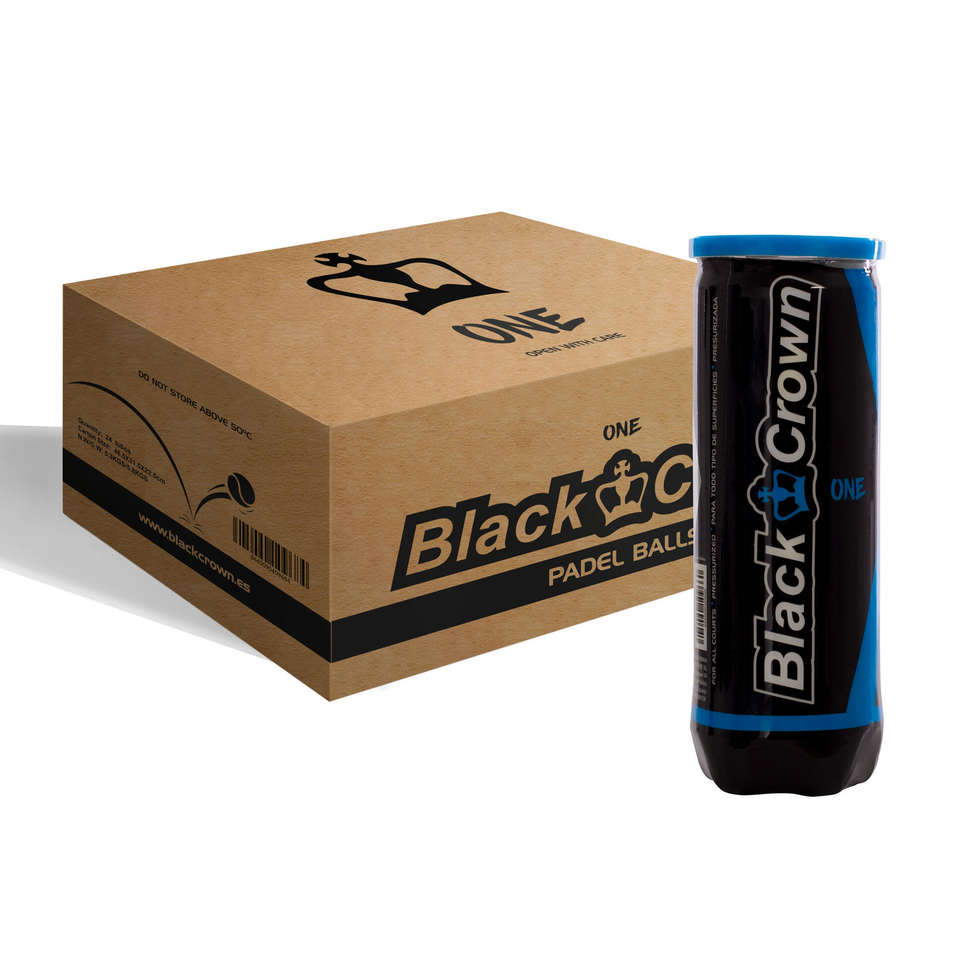 Bolas Padel Black Crown One 1/5