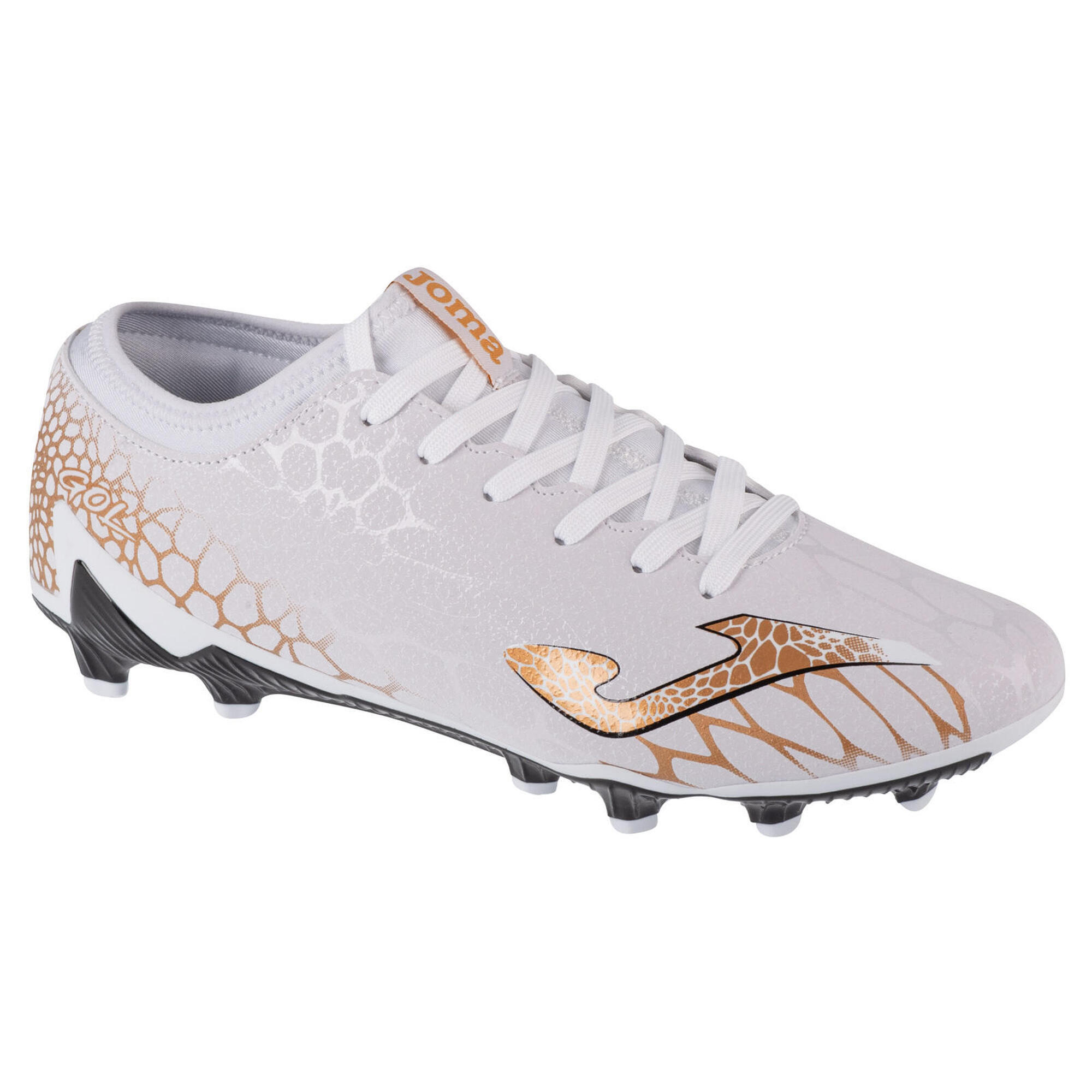 Joma - Chaussures De Football Pour Hommes Gol 24 Gols Fg - Chaussures De Football - Blanc - 44,5 - Decathlon