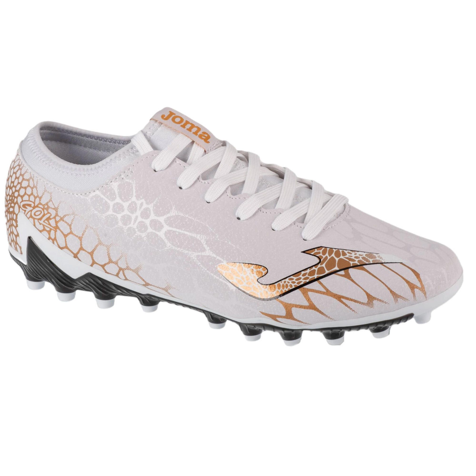 Joma - Chaussures De Football Pour Hommes Gol 24 Gols Ag - Chaussures De Football - Blanc - 41 - Decathlon
