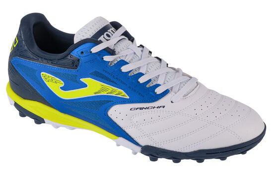Scarpe da calcio Adulto Joma Cancha 2402 Turf bianco