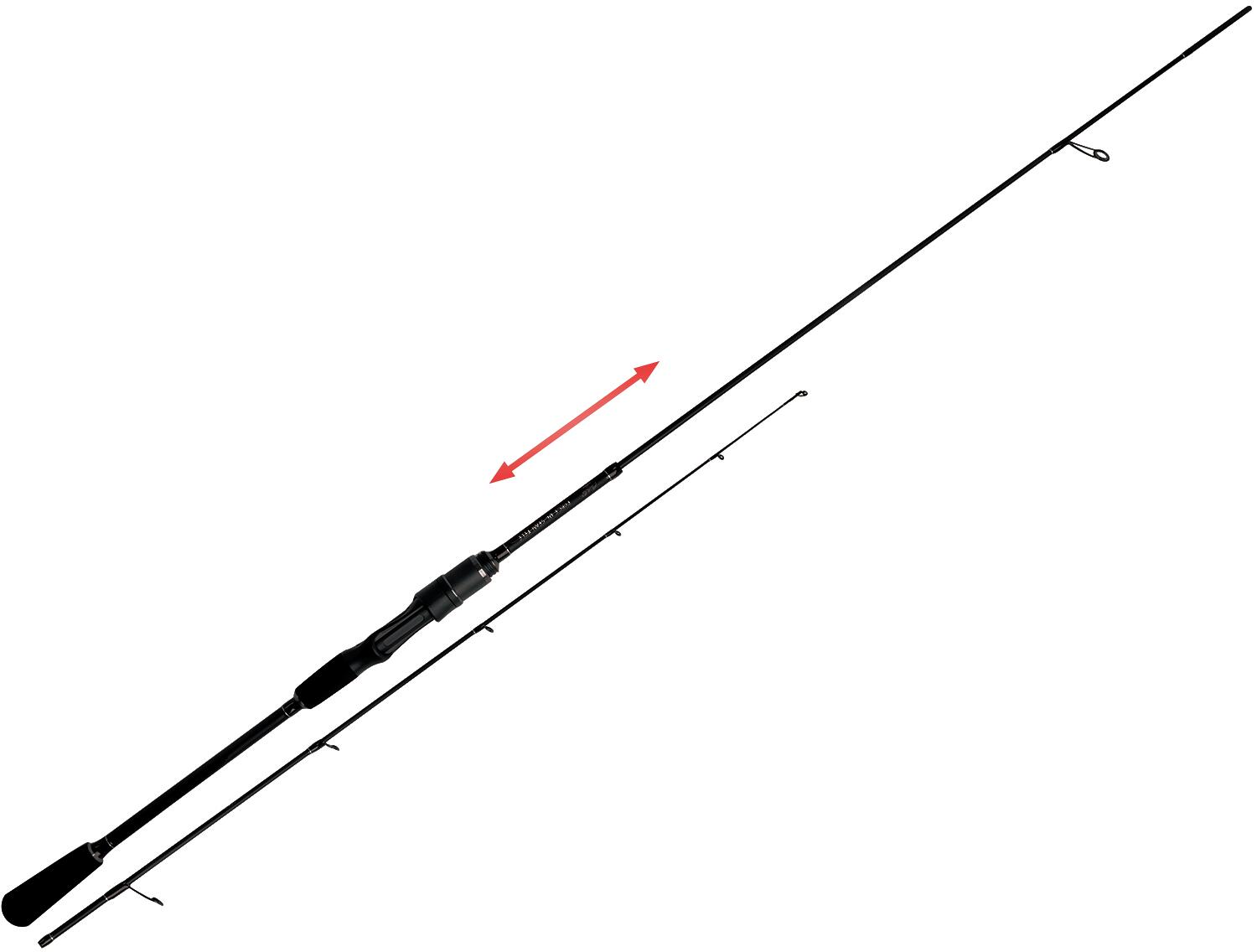 PALADIN Ultralight Forelle Barsch Rute (180 cm WG: 1-7g) Reiserute, kurzes Transportmaß