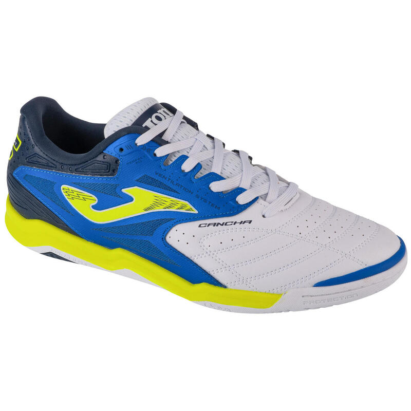 Bottines Futsal Lacets Chaussures De Football En Salle Pour Hommes JOMA MODELO Maxima 2532 Turques Blanco 8447150163155 Chaussures De Football Homme