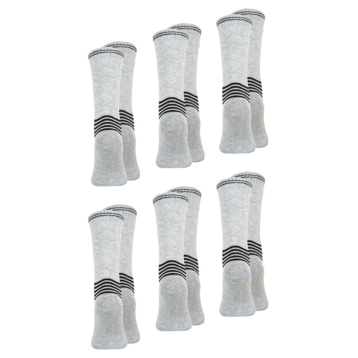 Lot de 6 paires de chaussettes mi-hautes homme Essentiel 3/4