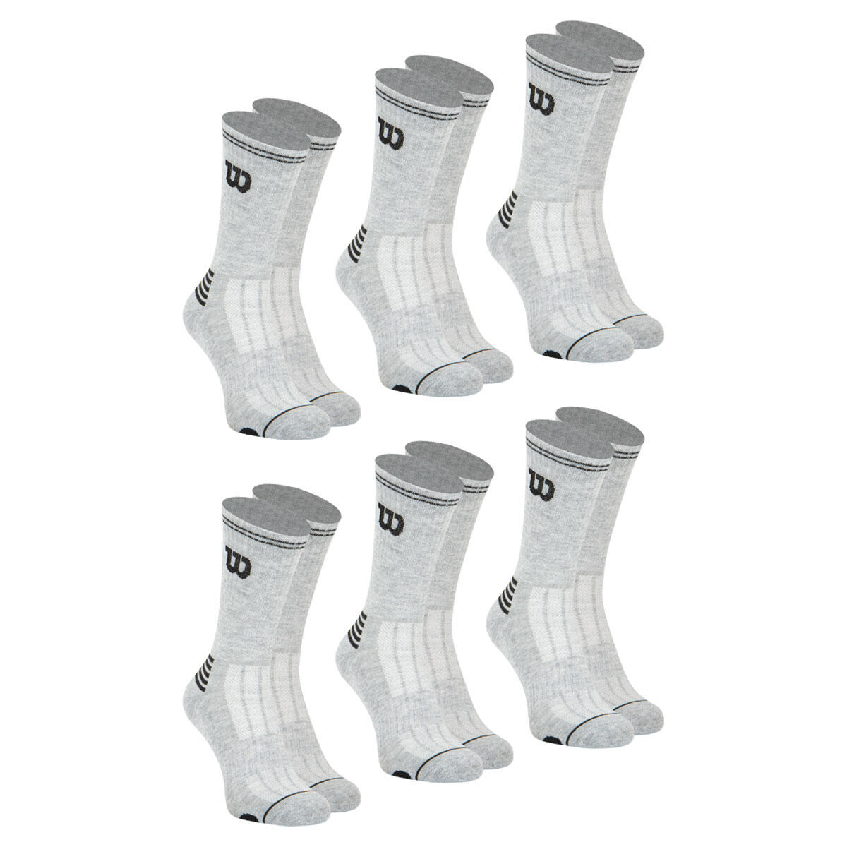 Lot de 6 paires de chaussettes mi-hautes homme Essentiel 2/4