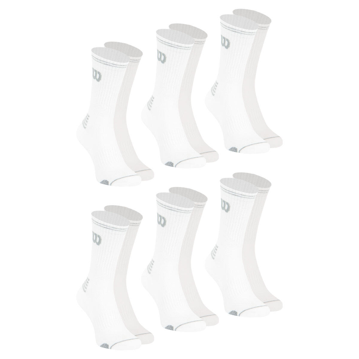 Lot de 6 paires de chaussettes mi-hautes homme Essentiel 2/4