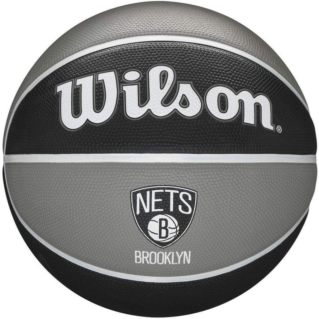 Brooklyn Nets NBA Basketball (Black/Grey) 7