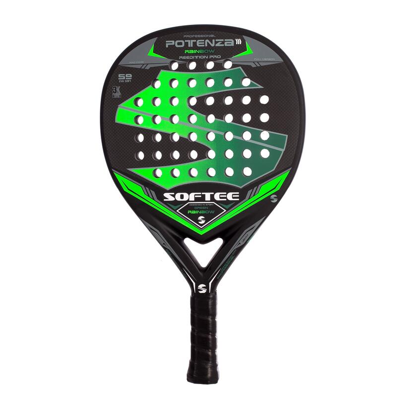 Pala Padel Softee Potenza Rainbow Green