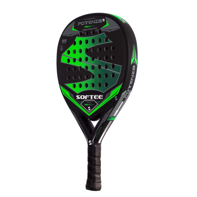 Pala Padel Softee Potenza Rainbow Green