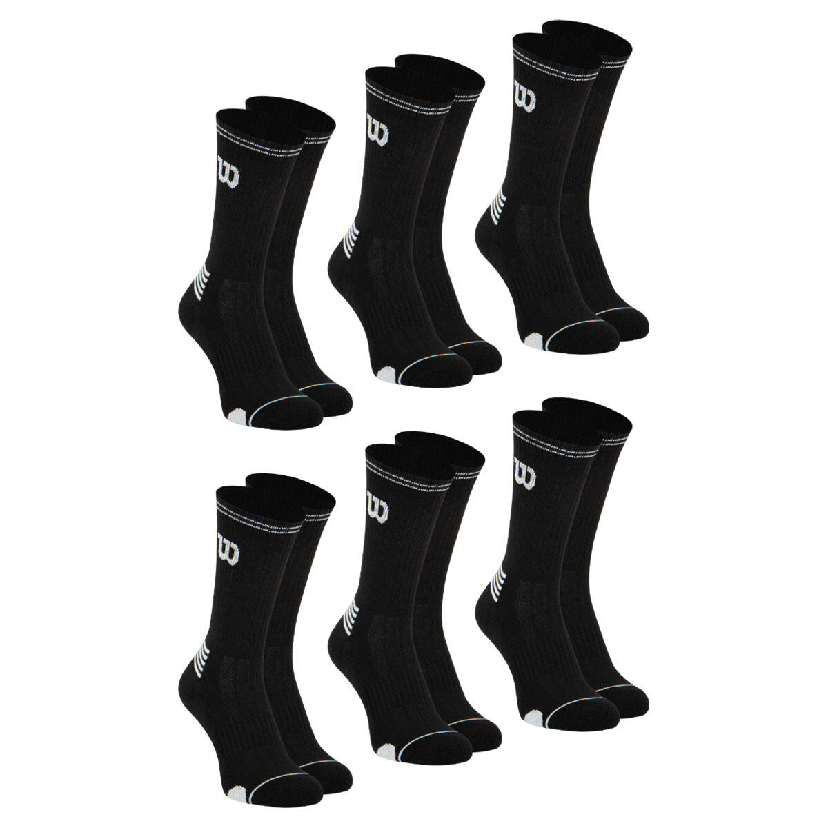 Lot de 6 paires de chaussettes mi-hautes homme Essentiel 2/4