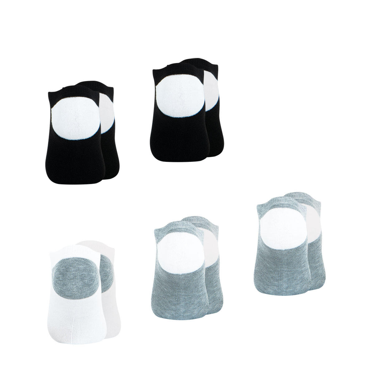 Lot de 5 paires de socquettes femme Essentiel 3/4