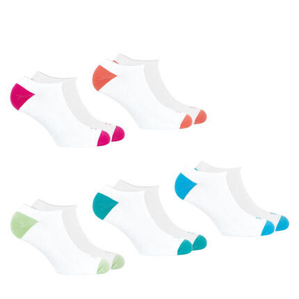 Lot de 5 paires de socquettes femme Essentiel