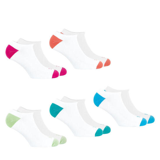 Lot de 5 paires de socquettes femme Essentiel