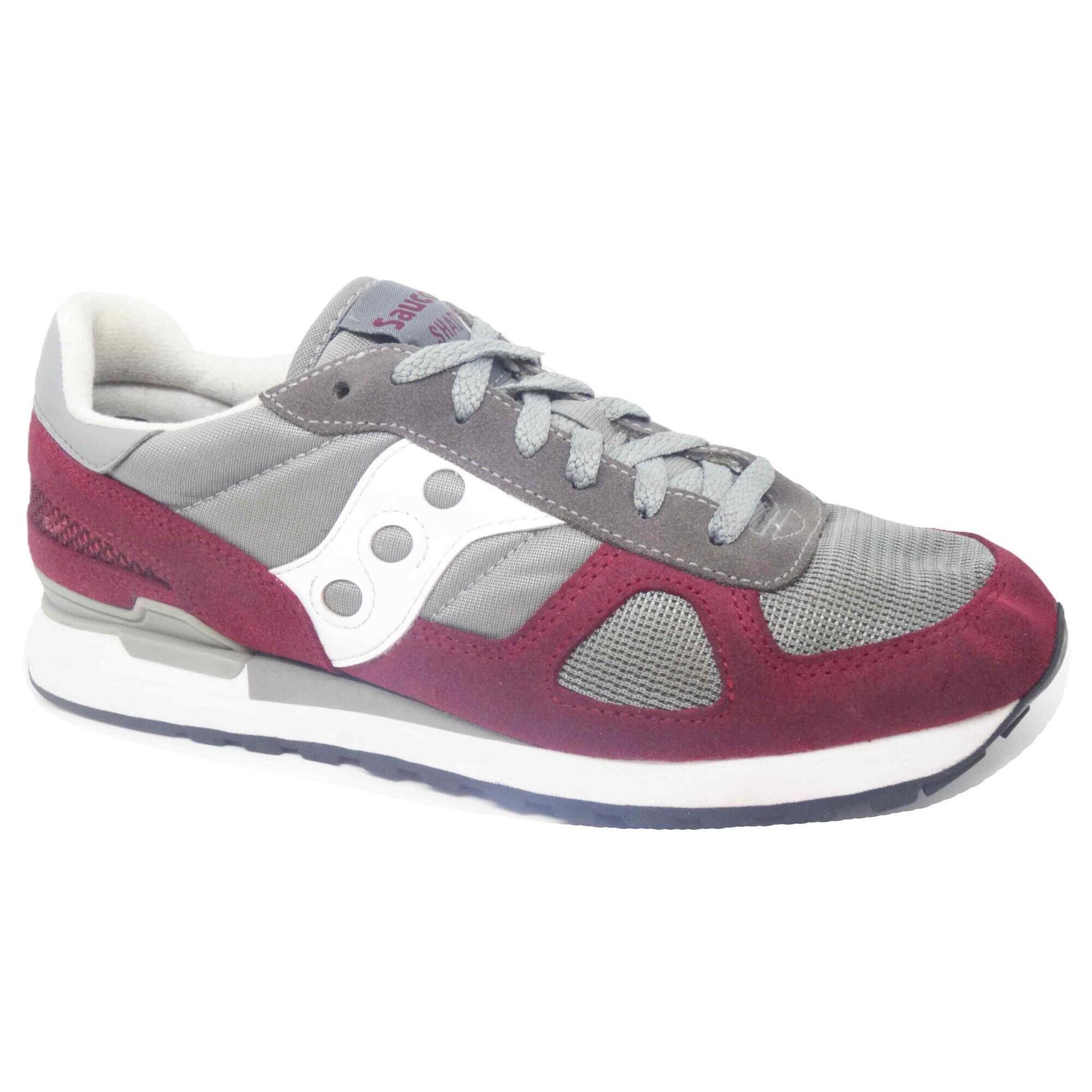 Saucony - Reconditionné Shadow - Saucony Très Bon État - Baskets - Gris|rouge - 43 - Decathlon