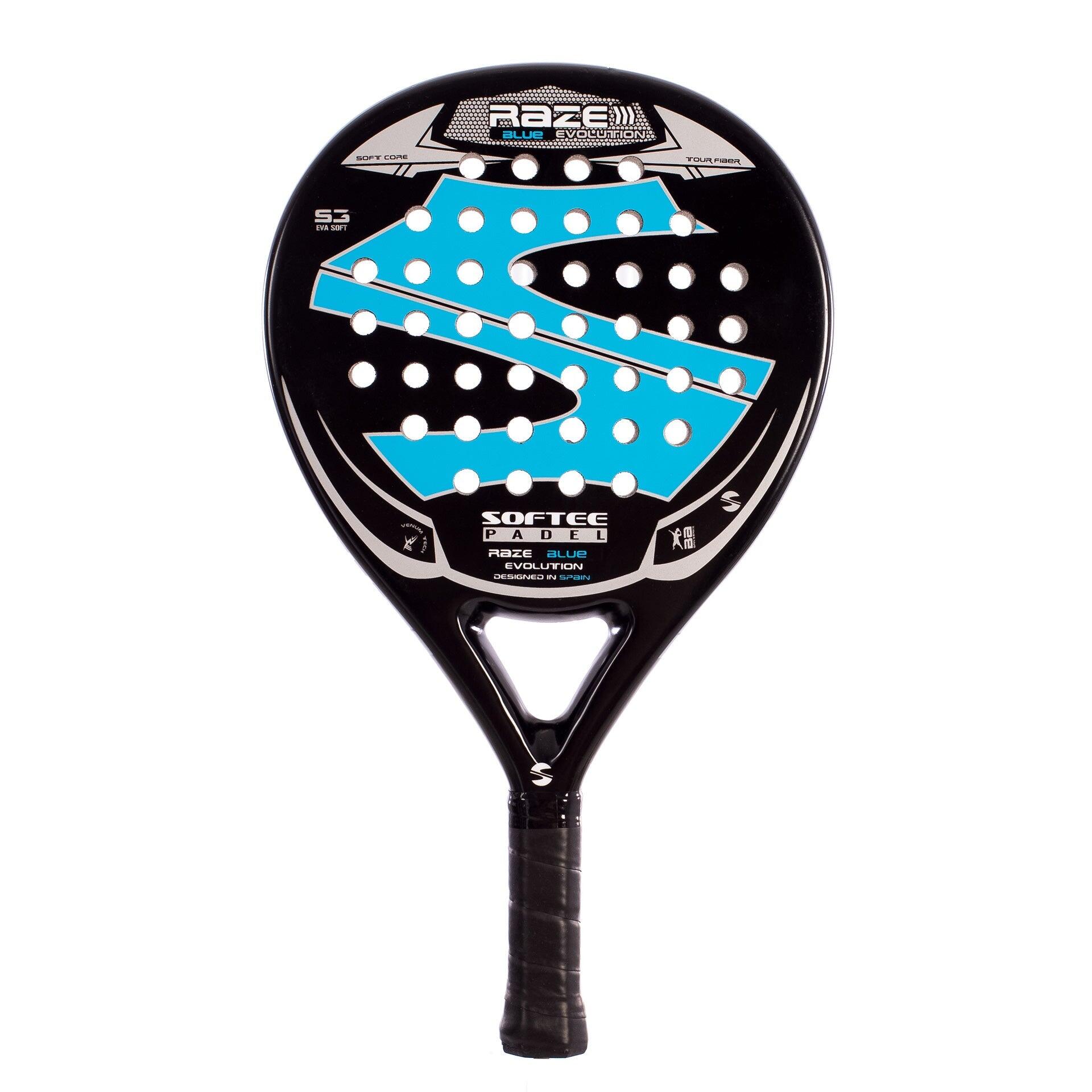 Raquete de padel softee raze evolution azul