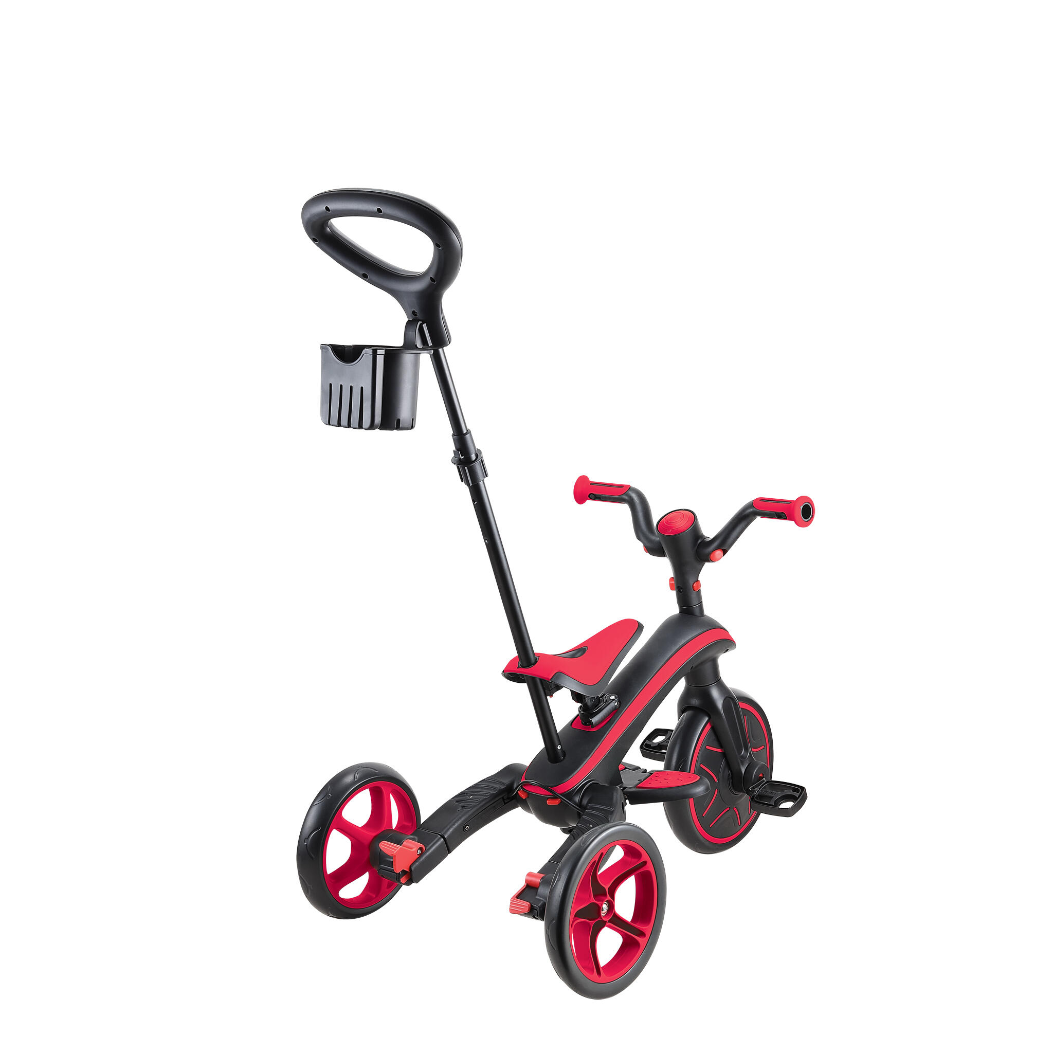 Triciclo EXPLORER 4-in-1 Evolutivo & Pieghevole - Rosso 7/7