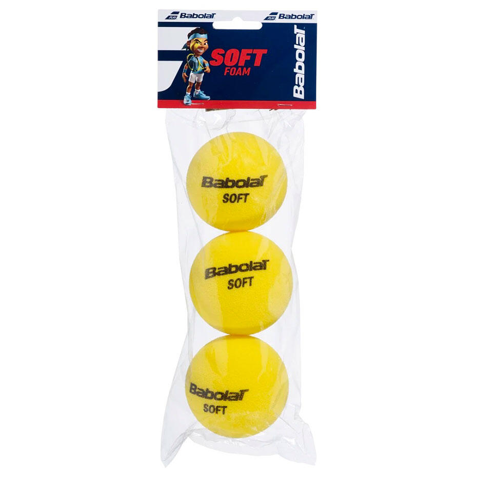 Piłki tenisowe juniorskie Babolat Soft Foam 3szt. 2/2