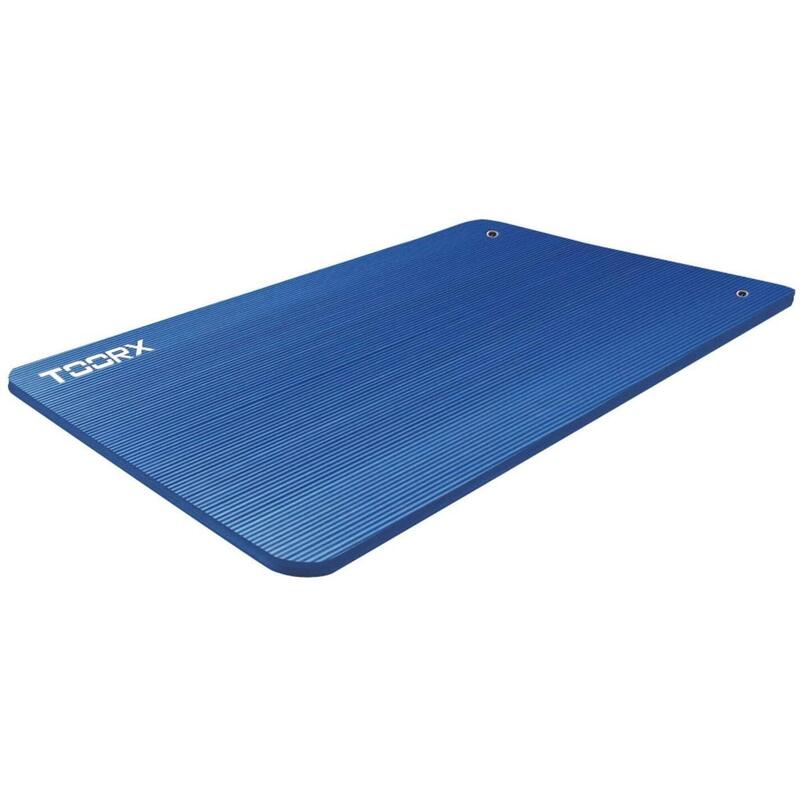 Tapis de Yoga Fitness 100 x 61 x 1,5 cm - yeux suspendus - Bleu