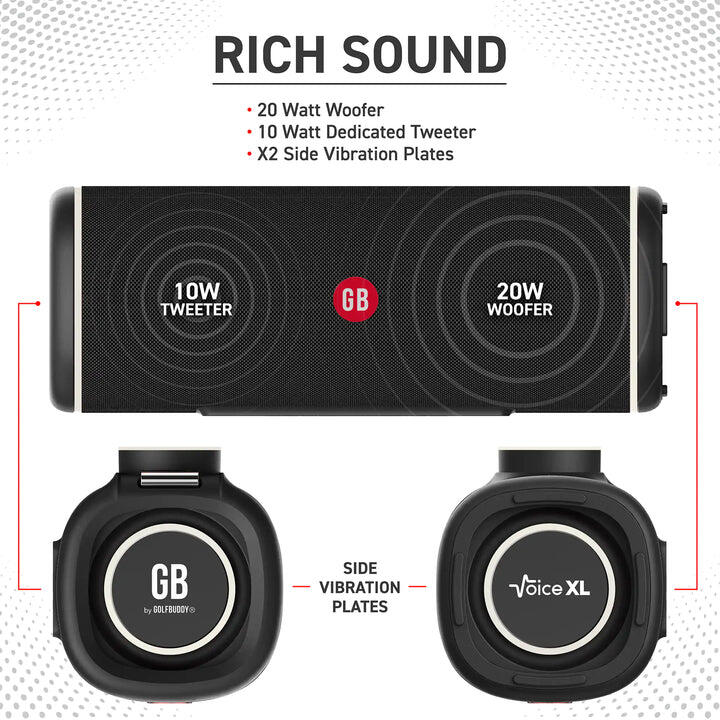 GOLFBUDDY VOICE XL GPS SPEAKER 3/7