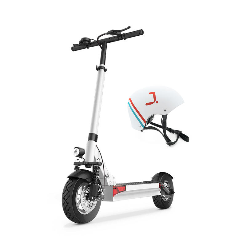 Trottinette électrique adulte Joyor Y5S blanche + casque