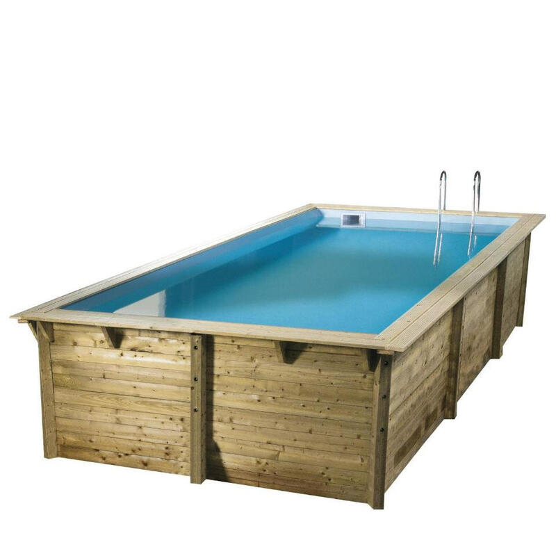 Kit piscine Nortland-Ubbink AZURA 3.50x5.05x1.26m bleu