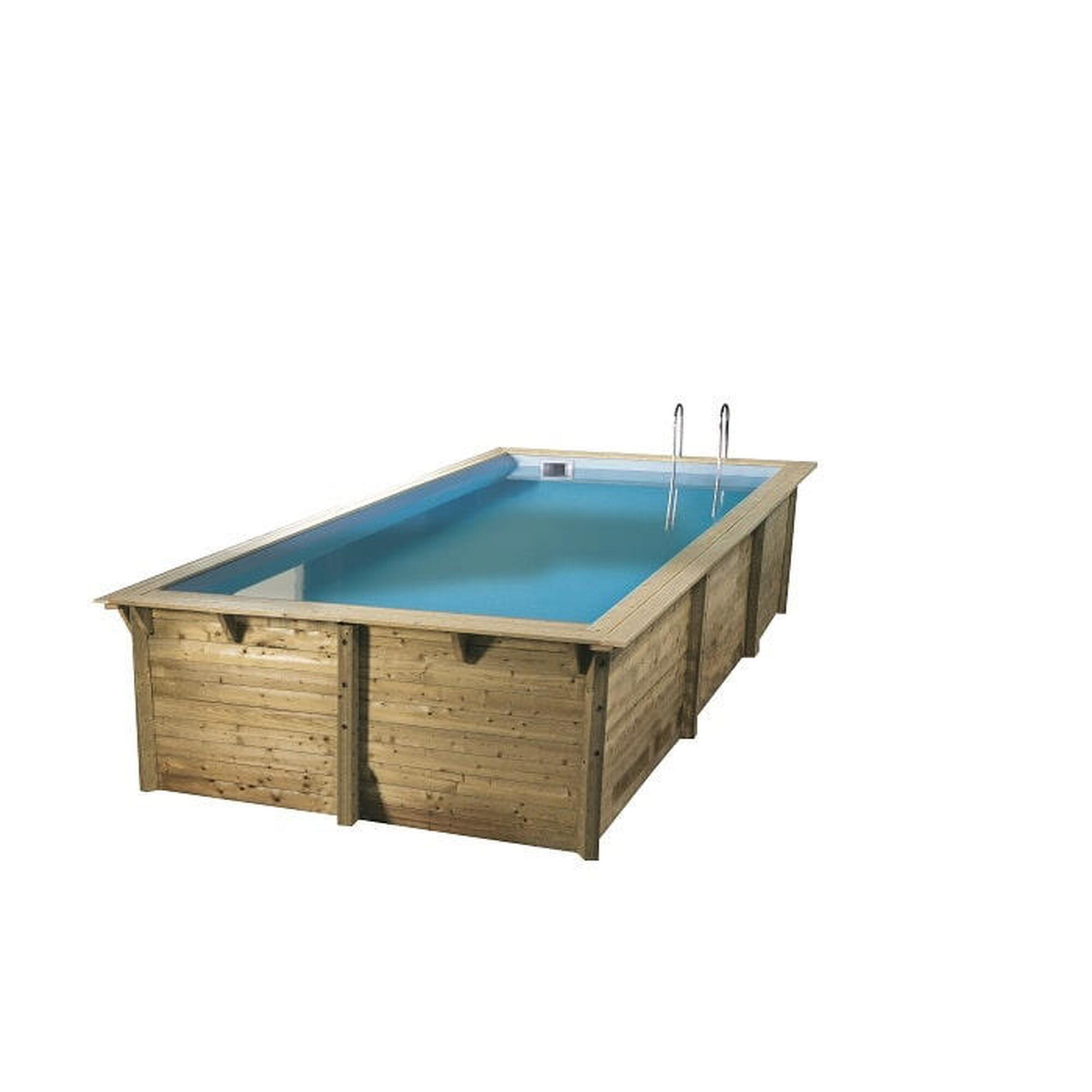 Kit piscine Nortland-Ubbink AZURA 3.50x5.05x1.26m bleu