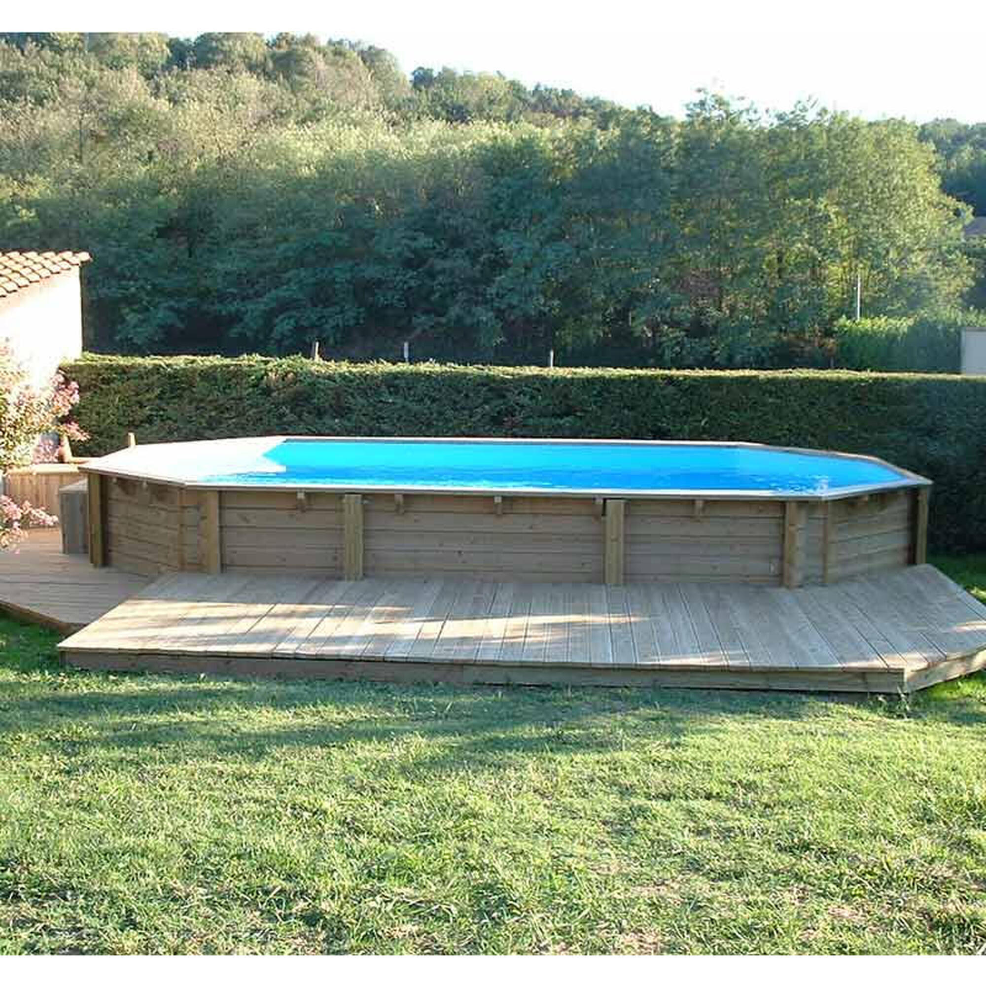 Kit piscine Nortland-Ubbink OCEA 4.70x8.60x1.30m bleu