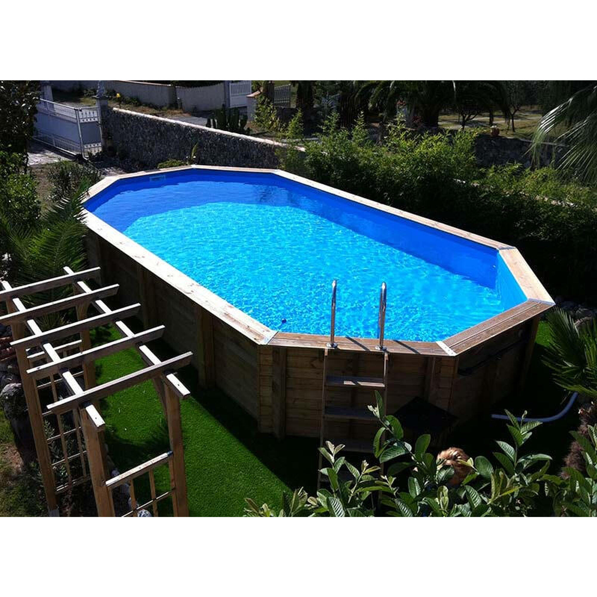 Kit piscine Nortland-Ubbink OCEA 4.70x8.60x1.30m bleu