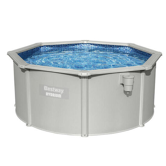 Bestway Piscine acier ronde Bestway Hydrium 300 x 120 cm gris clair