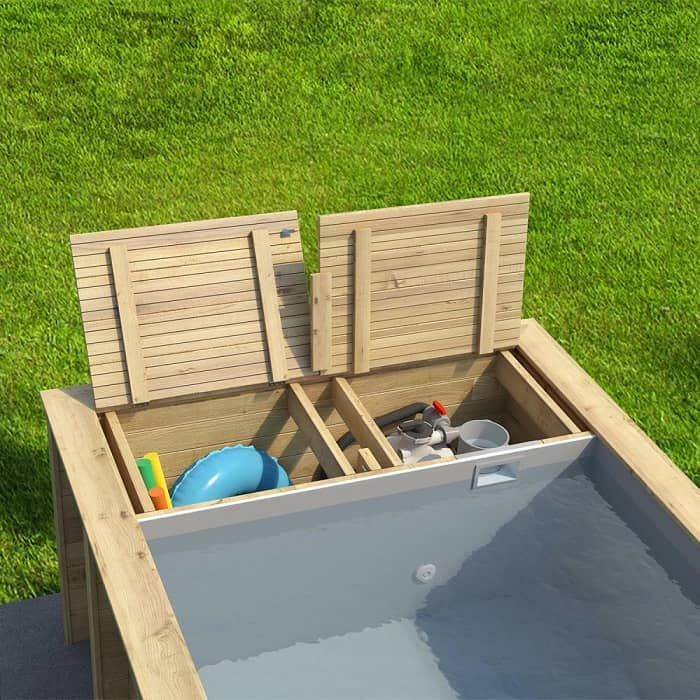 Piscine Pool'n Box Procopi en bois 5 x 2 m - Coffre et filtration intégrés