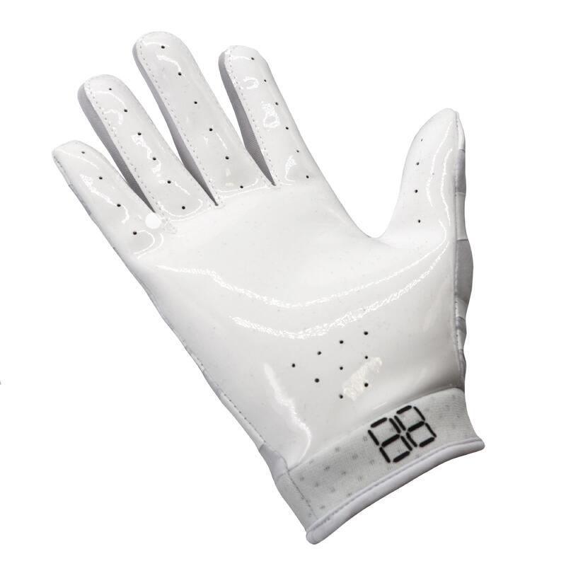 Rękawiczki odbiorcze FRG-03 Junior White do futbolu amerykańskiego, RE, DB, RB