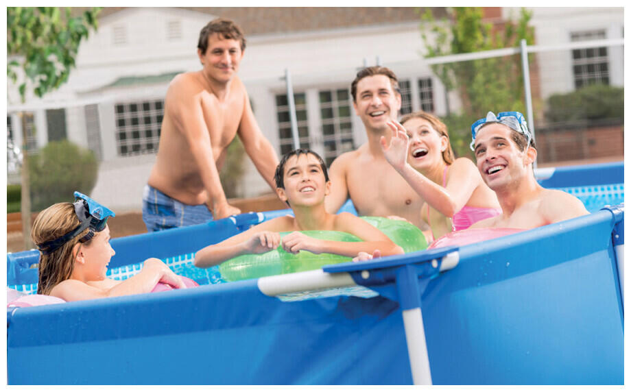 Piscine tubulaire rectangulaire 4,50 x 2,20 x 0,84 m 2/5