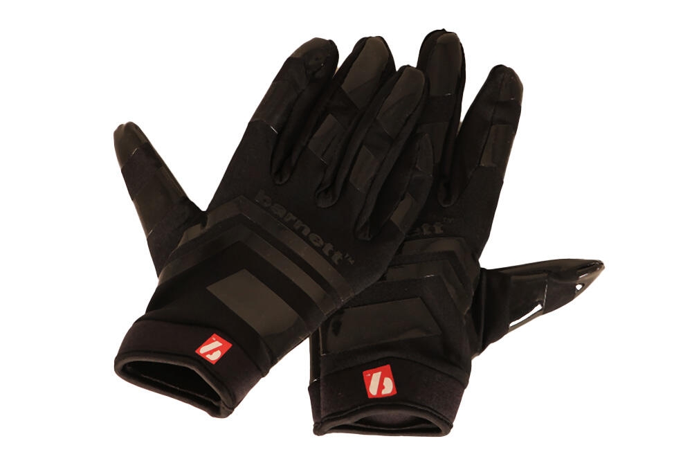 FRG-03 Junior Noir gants de football américain de pro receveur, RE,DB,RB 4/6
