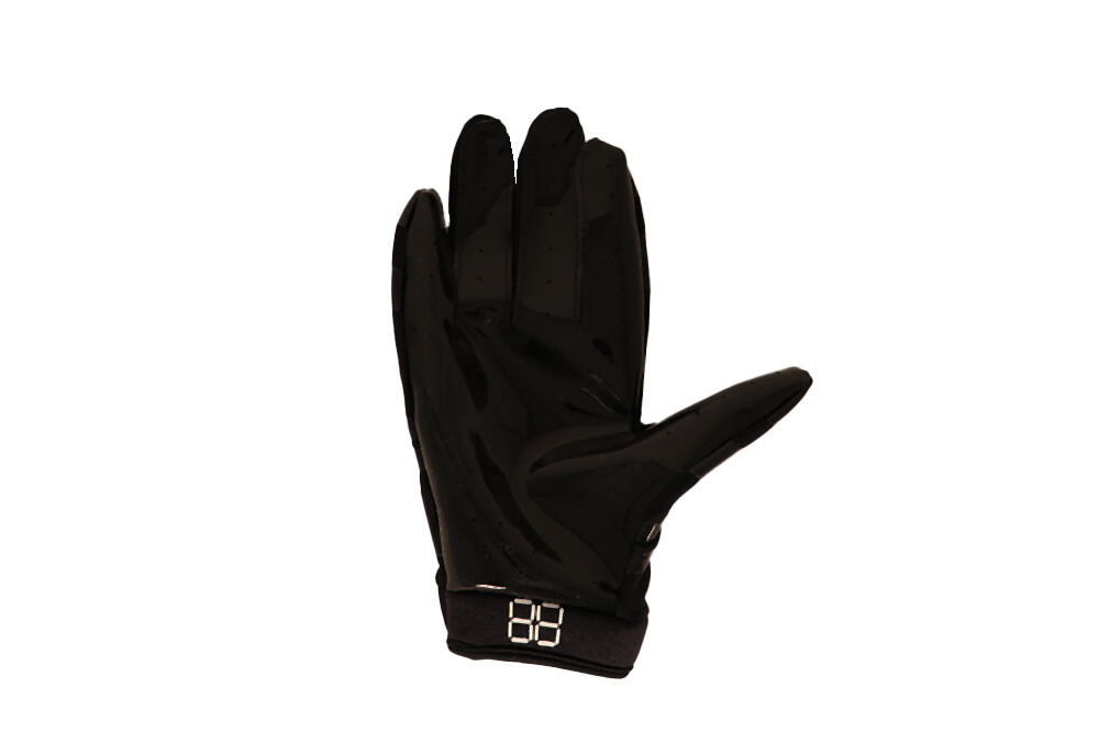 FRG-03 Junior Noir gants de football américain de pro receveur, RE,DB,RB 5/6