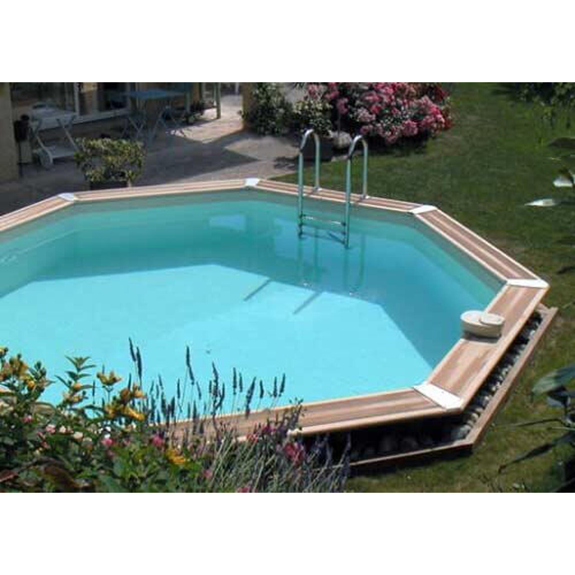 Kit piscine Nortland-Ubbink OCEA Ø5.80 x 1.30m beige