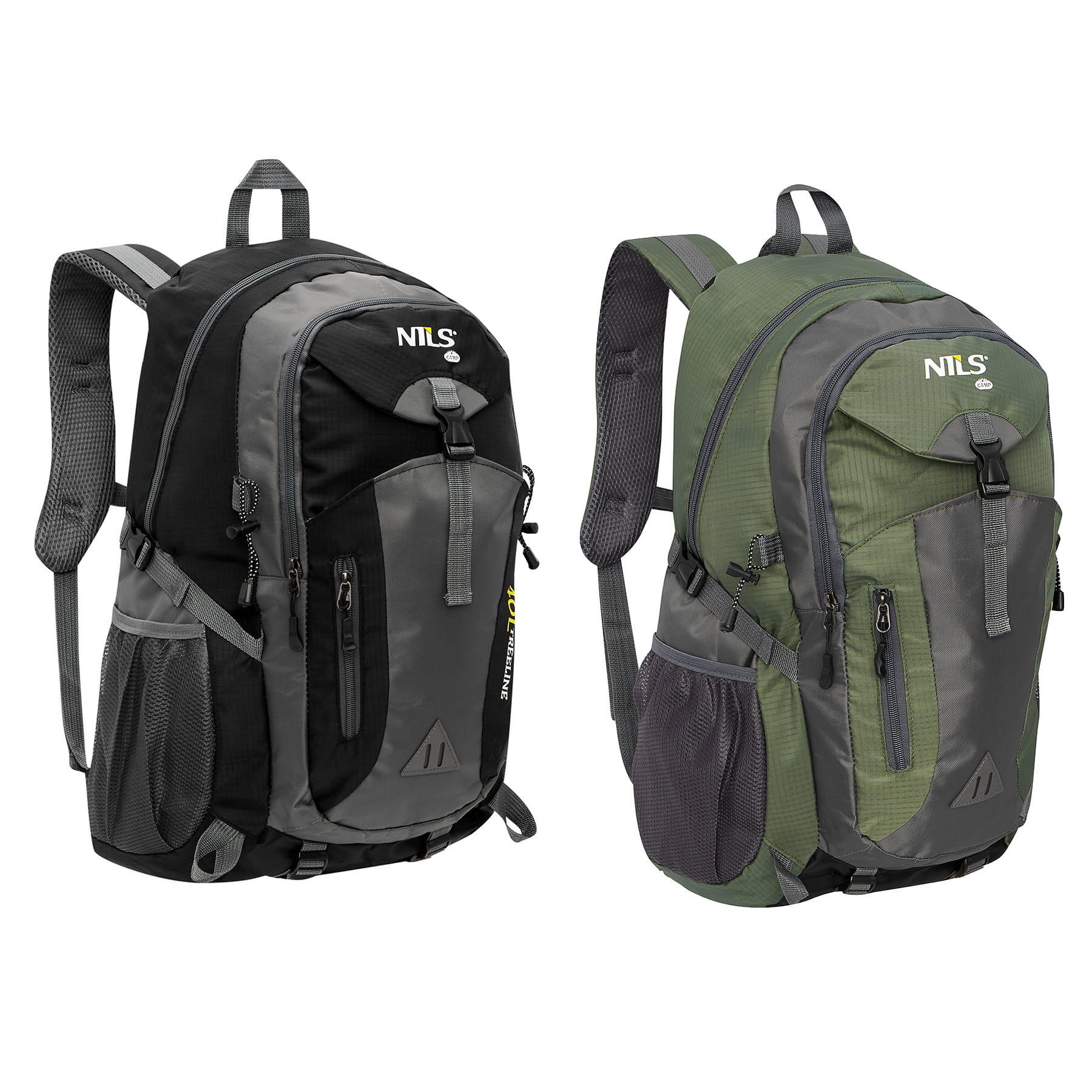 Erwachsene Wandern Rucksack - Treeline 40L, schwarz 7/7
