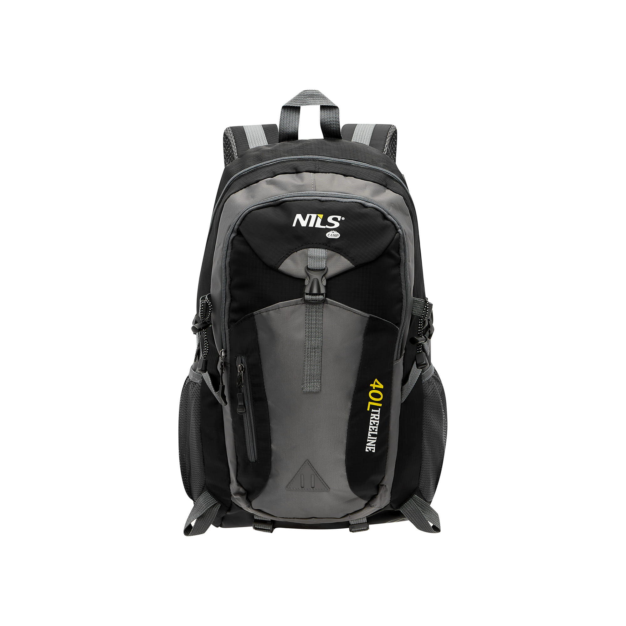 Erwachsene Wandern Rucksack - Treeline 40L, schwarz 5/7