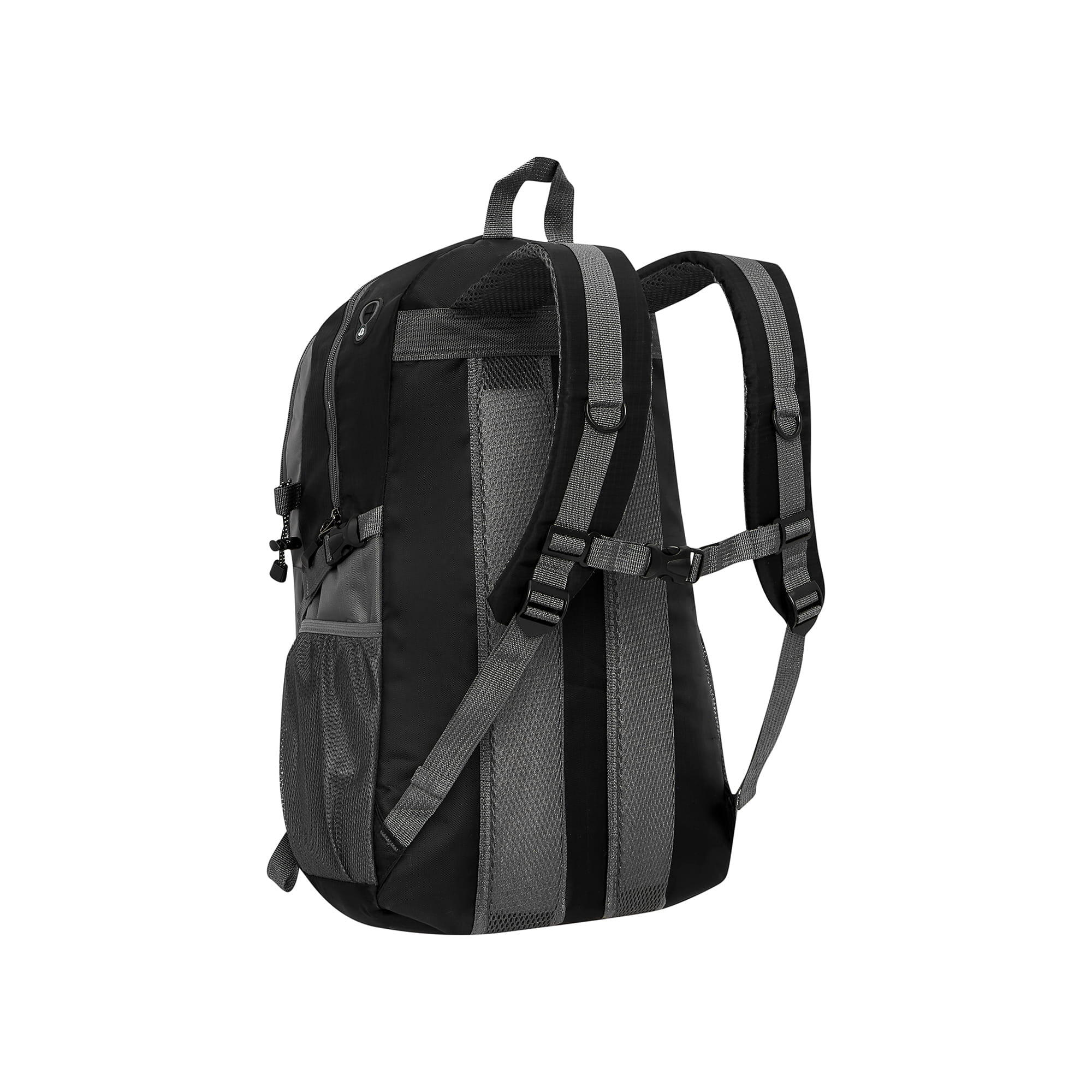 Erwachsene Wandern Rucksack - Treeline 40L, schwarz 4/7
