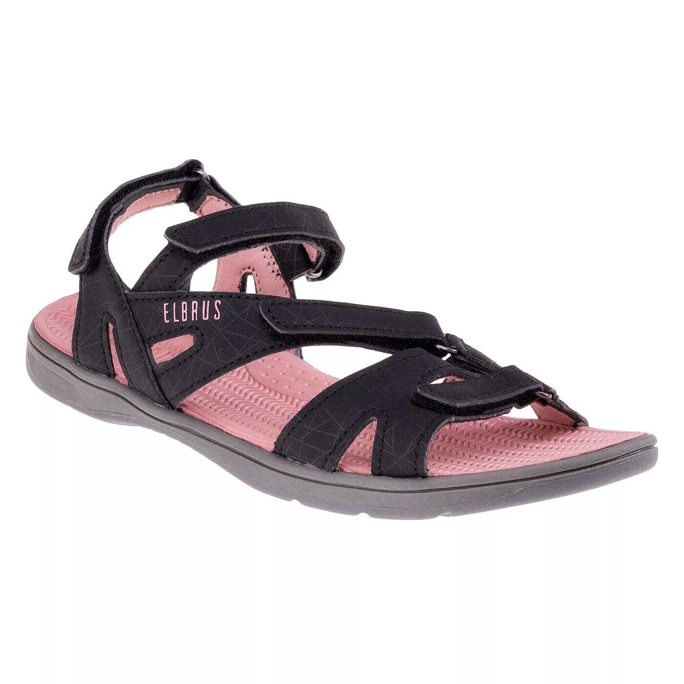 ELBRUS Dames Laren Sandalen (Zwart/Bruidroos)