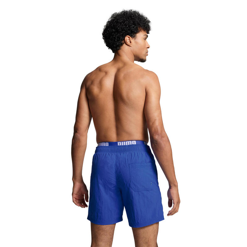 Short de bain utilitaire Mid Shorts pour homme PUMA Benjamin Bleu