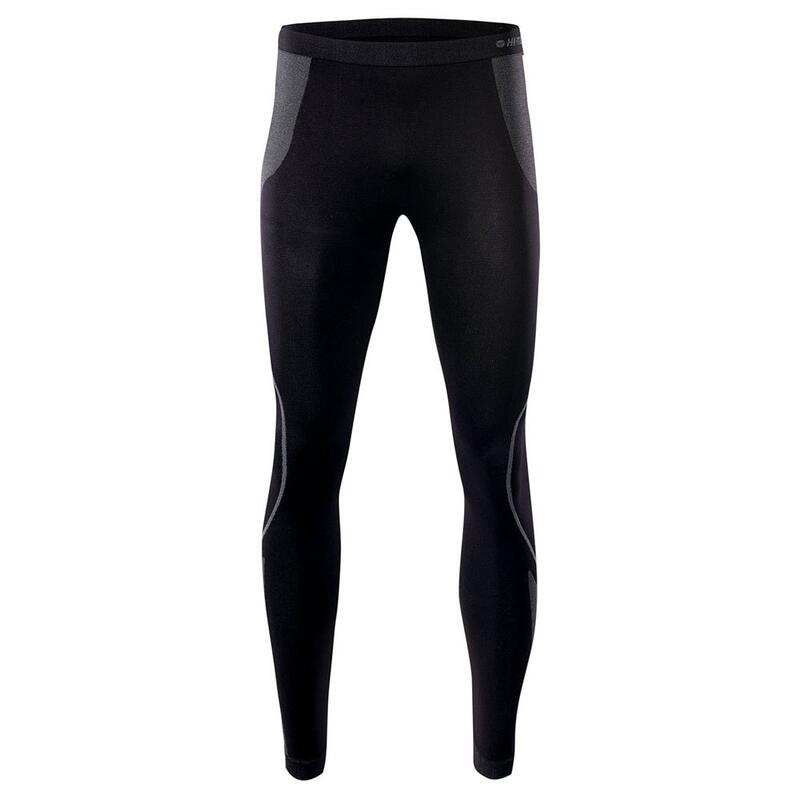 Leggins Termici Uomo Hi-Tec Buraz Nero Grigio