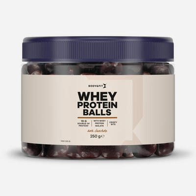 Whey protein balls - pure chocolate - 250 gram