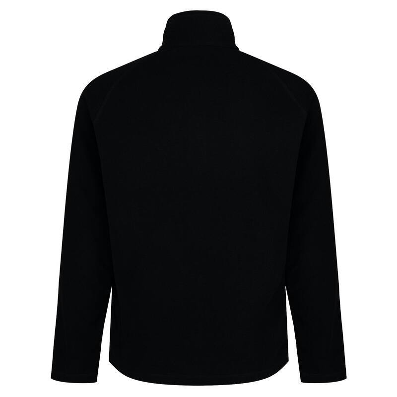 Great Outdoors  Heren Montes Fleece Sweater met Trechter Nek (Zwart)