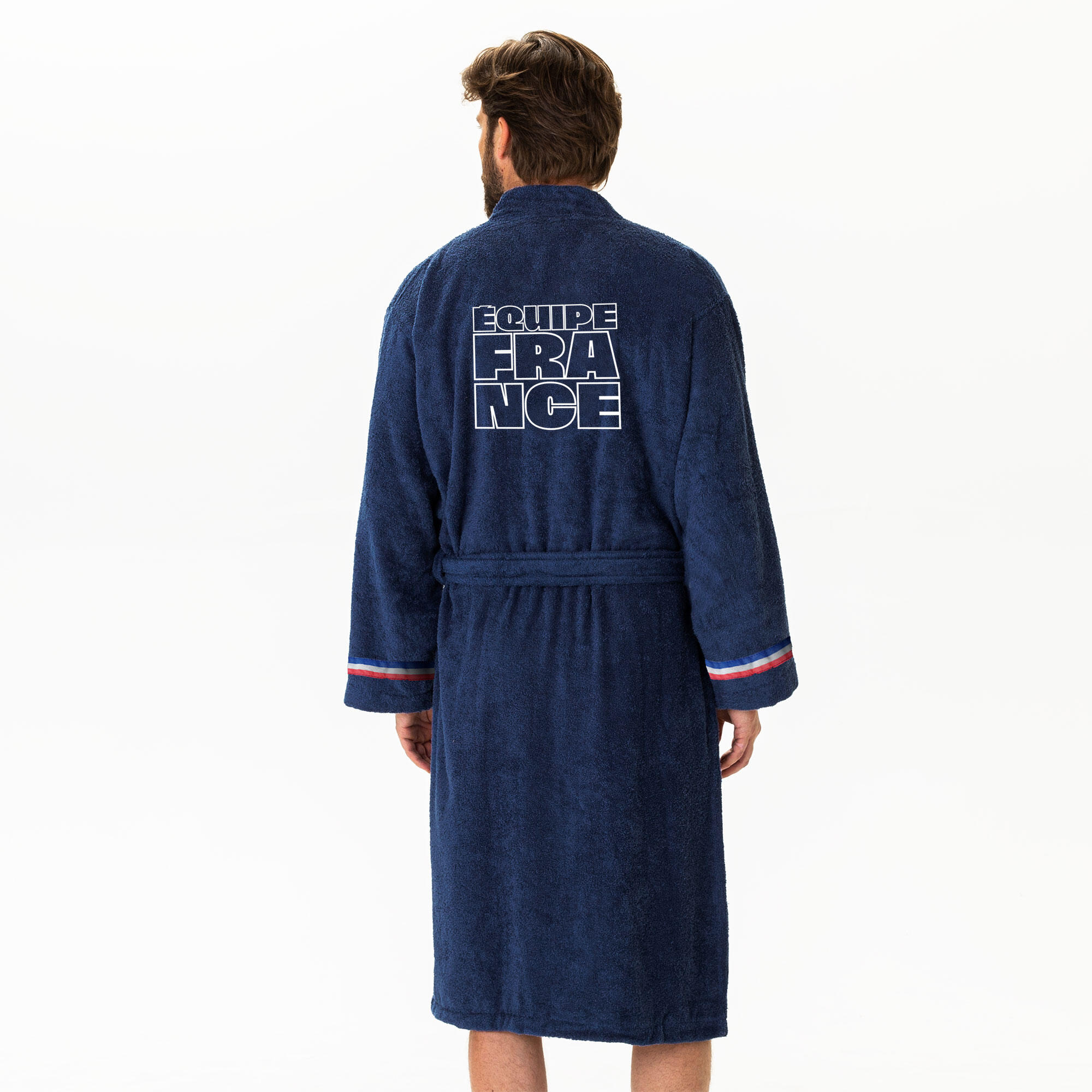 Peignoir de bain adulte 100 coton Jeux Olympiques EFR Oly Coq EQUIPE DE FRANCE OLYMPIQUE Decathlon