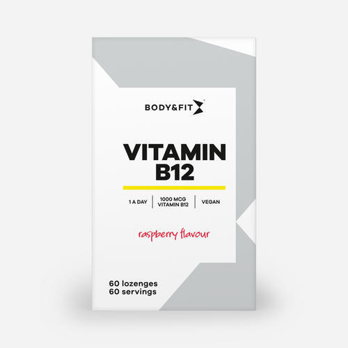 Vitamine B12 - zuigtabletten - Raspberry 60 stuks (2 maanden)